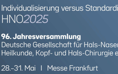 96. Jahresversammlung Deutsche Gesellschaft für HNO  |  28-31 May ’25 Frankfurt